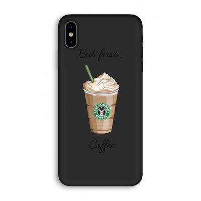 But first coffee: iPhone X Biologisch afbreekbaar hoesje