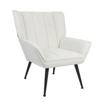 Bronx71 Fauteuil City linnen off white