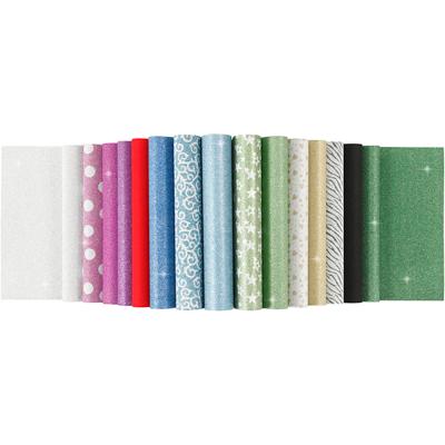 Creativ Company Glitterpapier blok a4 150gr, 30 vellen
