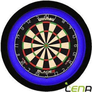 LENA Dartboard Lighting Deluxe Blue/Black