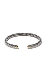 David Yurman bracelet Cable Classics en or 14ct et argent sterling