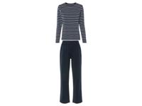 esmara Dames pyjama (marine gestreept, XS (32/34))