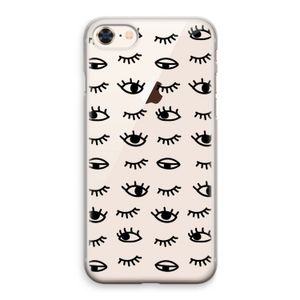 Eye pattern #2: iPhone 8 Transparant Hoesje