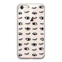 Eye pattern #2: iPhone 8 Transparant Hoesje