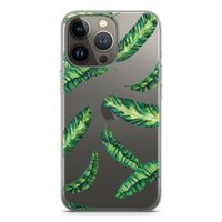 Lange bladeren: iPhone 13 Pro Transparant Hoesje