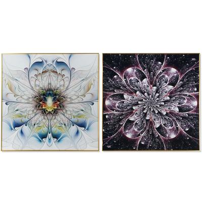 Schilderij DKD Home Decor 80 x 3 x 80 cm (2 Stuks)