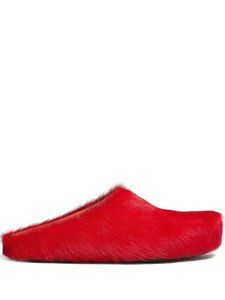 Marni chaussons Fussbet Sabot - Rouge