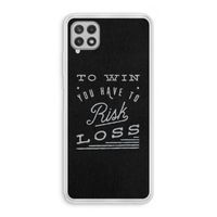Risk loss: Samsung Galaxy A22 4G Transparant Hoesje