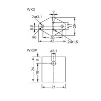 Fischer Elektronik WK3 Warmtegeleidende folie Zelfklevend 200 µm 0.9 W/mK (l x b) 11 mm x 8 mm