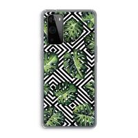 Geometrische jungle: OnePlus 9 Pro Transparant Hoesje