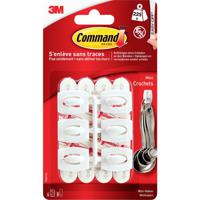 3M Command-mini-haak (l x b x h) 29 x 22 x 11 mm Wit Inhoud: 6 stuk(s)