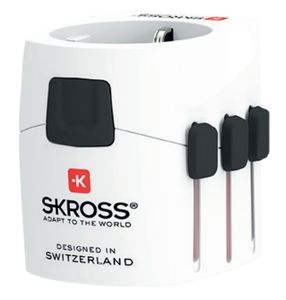 Skross 1.103165 netstekker adapter Universeel Wit