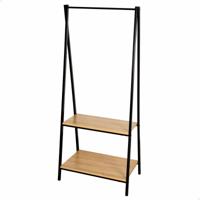 Jassenrek met schap Max Home Staal Melamine spaanderplaat Minimalist 64 x 150 x 40 cm