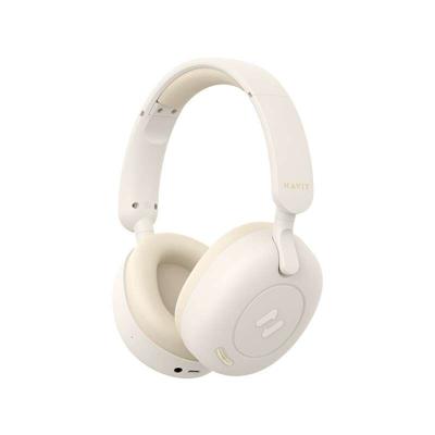 Havit H655BT - Draadloze Bluetooth-hoofdtelefoon, beige