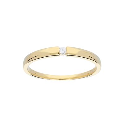 Glow 214.2007.52 Ring geelgoud-diamant 1-0.03ct G/si