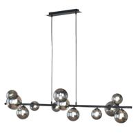 Fischer & Honsel 12-lichts hanglamp Bala zwart 60982 - thumbnail