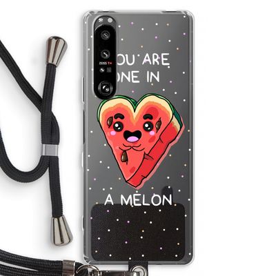 One In A Melon: Sony Xperia 1 III Transparant Hoesje met koord