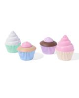 HEMA Cupcake Set Bioplastic - 4 Stuks