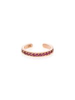 Anita Ko bijou d'oreille en or rose 18ct orné de rubis