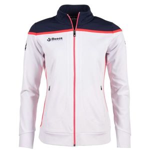 Reece 865610 Varsity Stretched Fit Jacket Full Zip Ladies  - White-Navy - S