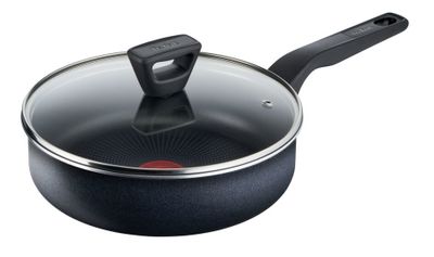 TefalC38532 Hapjespan 24cm + deksel XL Force GEKH Pan Zwart