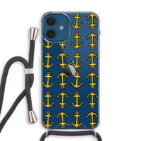 Musketon Anchor: iPhone 12 mini Transparant Hoesje met koord