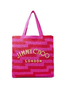 Jimmy Choo sac cabas à logo - Rose