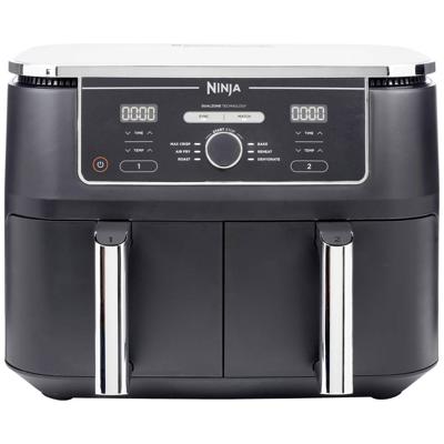 Ninja AF400EU Dubbele friteuse 9.5 l 2470 W Heteluchtfunctie Zwart