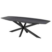 Giga Meubel - Eettafel Deens Ovaal 200cm - Keramisch Grijs - Alicia