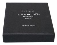 EXENTRI EX 001 portemonnee Man Echt leer Zwart - thumbnail