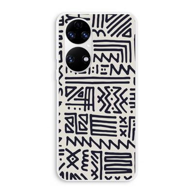 Marrakech print: Huawei P50 Transparant Hoesje