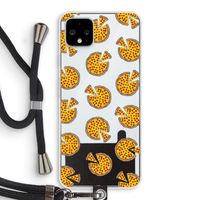You Had Me At Pizza: Pixel 4 XL Transparant Hoesje met koord