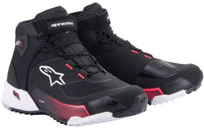 ALPINESTARS CR-X Women's Drystar Shoes, Motorschoenen, Zwart-Wit-Diva Roze