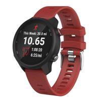 Smart Watch silicone polsband horlogeband voor Garmin Forerunner 245 (rood)