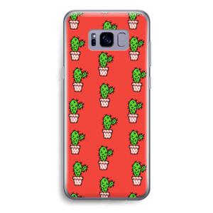 Mini cactus: Samsung Galaxy S8 Transparant Hoesje