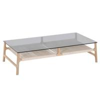 Gazzda Fawn coffee tafel 120x60 whitewash smoked grey