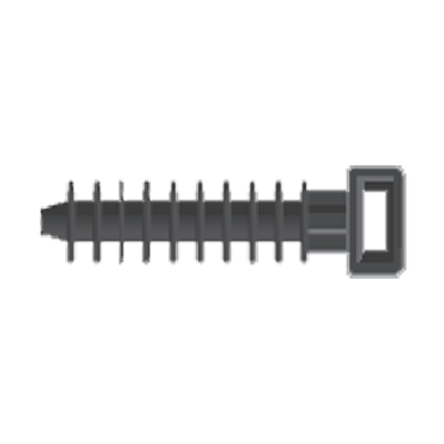 pgb-Europe SMART | Muurplug vr kabelbinder kunstof 10x43 SM0PLGN001000435