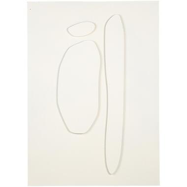 Decopaneel Nordic 2 off-white mdf 70x50 cm - Leen Bakker