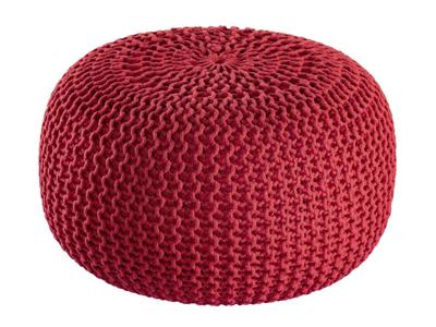 Richard - Sitzpouf - gebreid - 100% gerecycled plastic - Ø55cm
