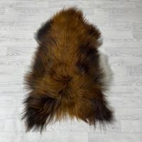 IJslander schapenvacht bruin wit 115x70cm M