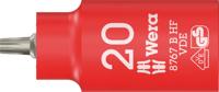 Wera 8767 B VDE HF TORX® Zyklop Bitdop, geïsoleerd, met 3/8"-aandrijving, met vasthoudfunctie, TX 20 x 55 mm - 05004920001