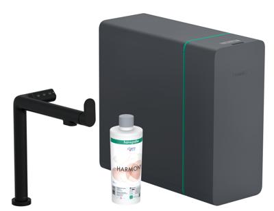 Hansgrohe Aqittura M91 Soda systeem 240, 1jet, mat zwart