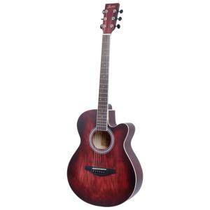 Fazley W55-COL-R ColourTune western gitaar rood