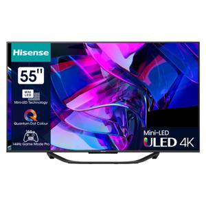 Hisense 4K Smart Mini-LED ULED TV 55U72KQ 144HZ (2023) 55"