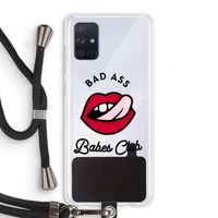 Badass Babes Club: Samsung Galaxy A71 Transparant Hoesje met koord Badass Babes Club: Samsung Galaxy A71 Transparant Hoesje met koord