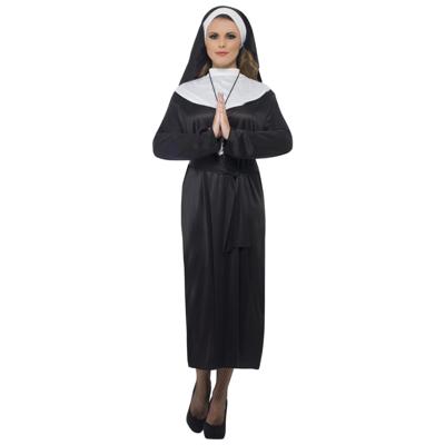 Non kostuum - one size - dames - nonnen/klooster - carnaval - verkleden Non kostuum - one size - dames - nonnen/klooster - carnaval - verkleden