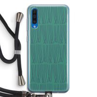 Swirls: Samsung Galaxy A50 Transparant Hoesje met koord