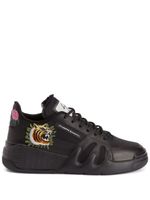 Giuseppe Zanotti baskets Talon à lacets - Noir