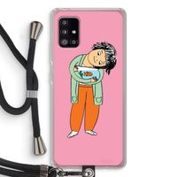 Visknuffel: Samsung Galaxy A51 5G Transparant Hoesje met koord Visknuffel: Samsung Galaxy A51 5G Transparant Hoesje met koord