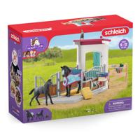 Schleich horse club paardenbox met merrie en veulen 42611